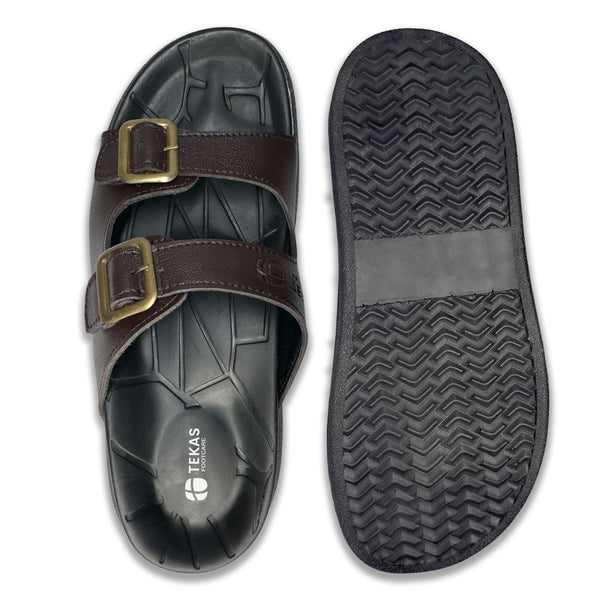 Tekas Men's Ortho PU Padding Double Bakkal Footwear with arch support
