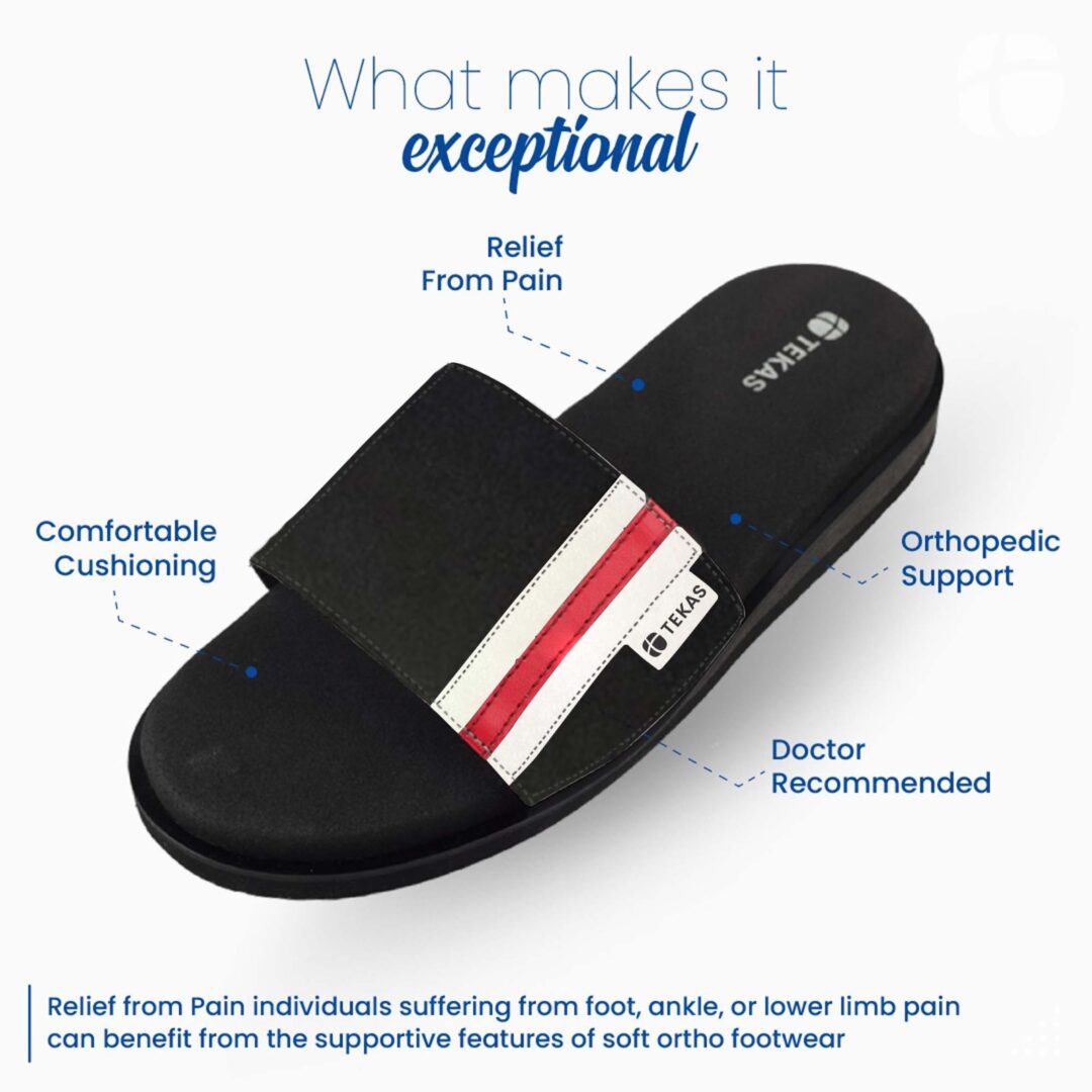 Tekas Men's Sliders, Flip-Flops Ortho Footwear - Image 8